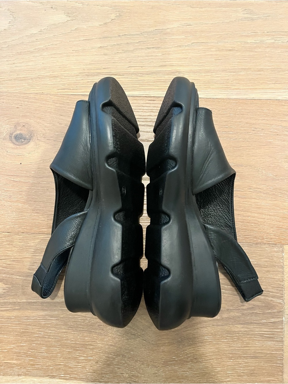 Agusto Leather Platform Sandal Forever & Always Minimalist Shoes size 39 (8.5) - Picture 8 of 11